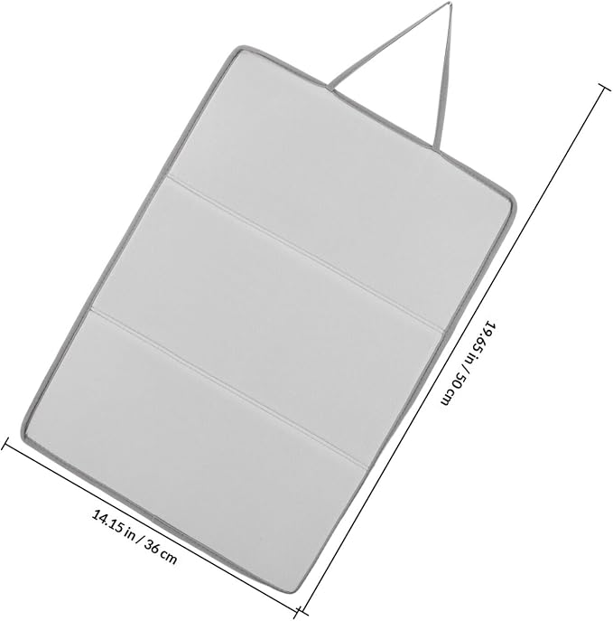 Toyvian Foldable 3-Panel Door Ironing Board Wall Mount Heat-Resistant Clothes - Image 2