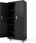 VINGLI Rolling Metal Storage Cabinet by VINGLI
