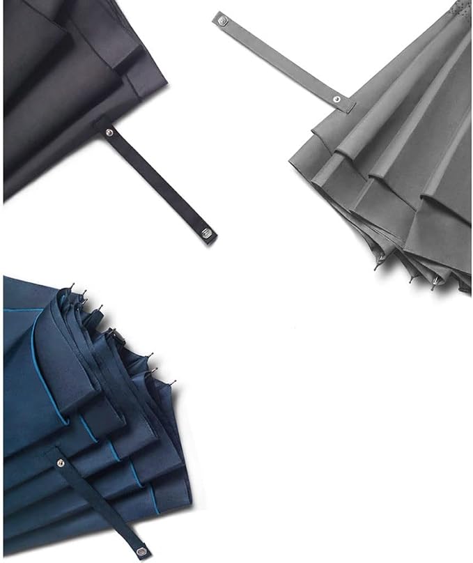 Auto Open Reverse Umbrella Windproof Inverted Golf Umbrella Hands-Free Stick - Image 5