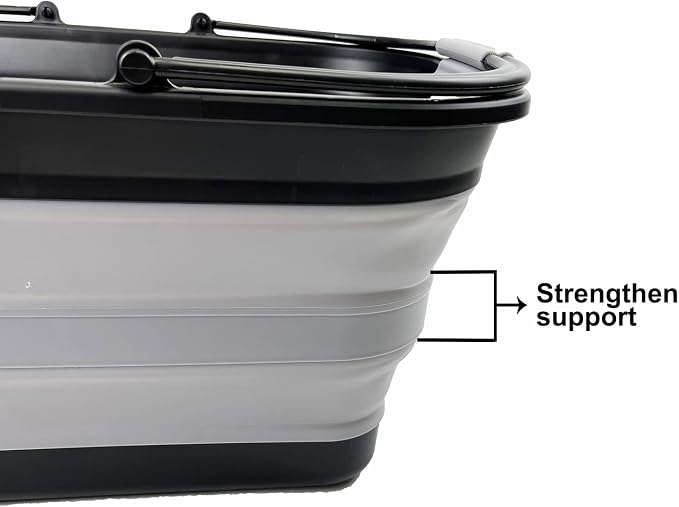 SAMMART Collapsible Tub with Handle 29L - Image 4