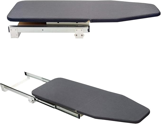 Ironing Board Foldable 180° Rotated Ironing Board Closet Pull-Out Stow Away in - Image 4