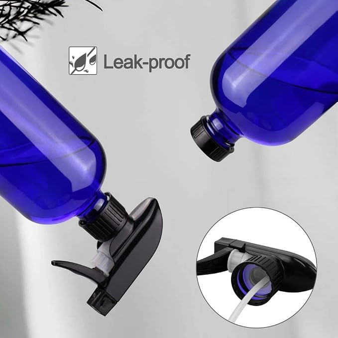Glass Spray Bottles, 16oz Blue Glass Spray Bottles - Image 6