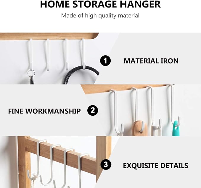 Cabilock Storage Drawers 2 Pcs Iron Door Hooks Door Ironing Iron and Ironing - Image 5