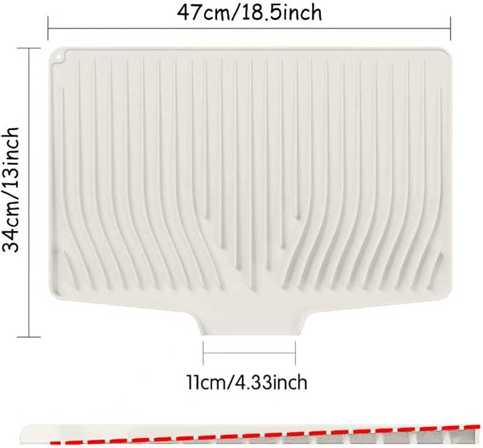 Large Premium Silicone Dish Drying Mat - Image 8