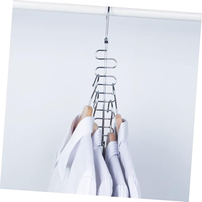 Happyyami 2pcs Multi Hole Clothes Drying Rack Convenient Clothing Hangers - Image 9