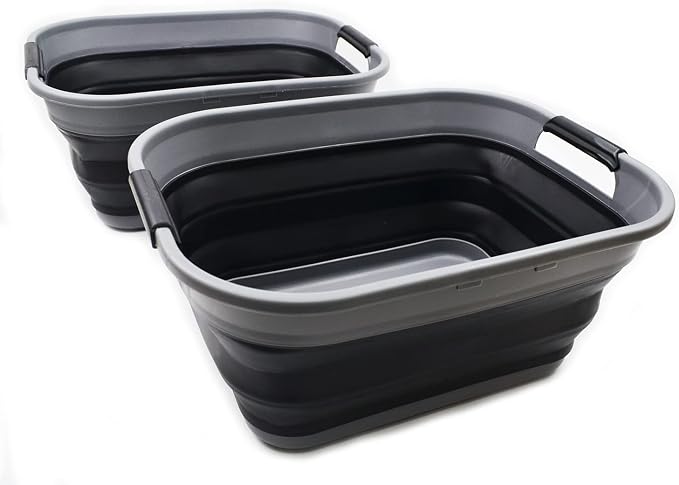SAMMART 17.5L Collapsible/Foldable/Pop Up/Portable Washing Tub/Storage Basket by SAMMART