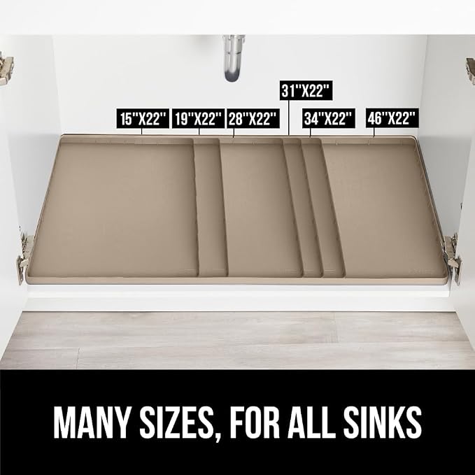 GORILLA GRIP Waterproof Silicone Under Sink Mat - Image 8