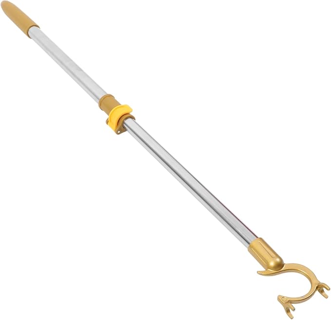 Stainless Steel Retractable Clothesline Pole Extendable Valet Rod by WATIIFUFU