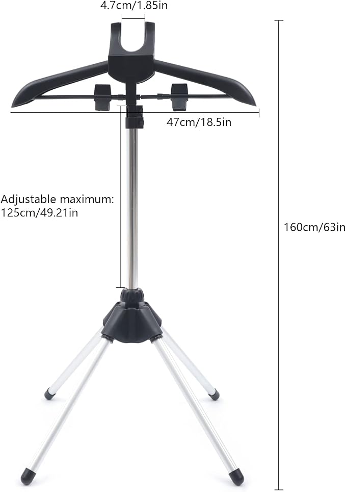 Hanging Ironing Rack, Handheld Clothes Steamer Holder, Garment Hanging&Drying - Image 8