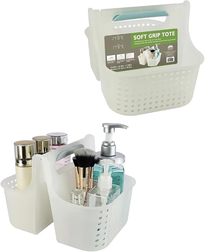 J&V TEXTILES Portable Shower Caddy, Bathroom Organizer Basket, Perfect Size - Image 6