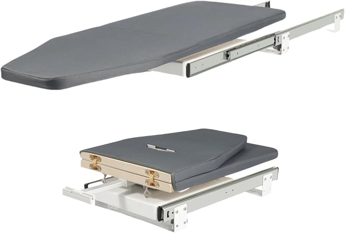 Retractable Ironing Board, 180 Degree Rotation Foldable Pull Out Ironing Board by HuaShuani
