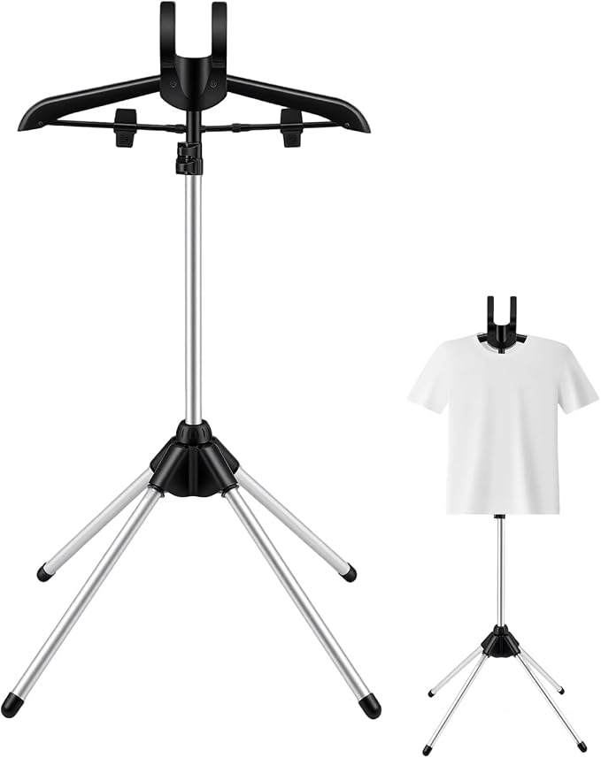 Steamer Stand for Clothes, Height Adjustable Handheld Steamer Hanger by EcoTypee