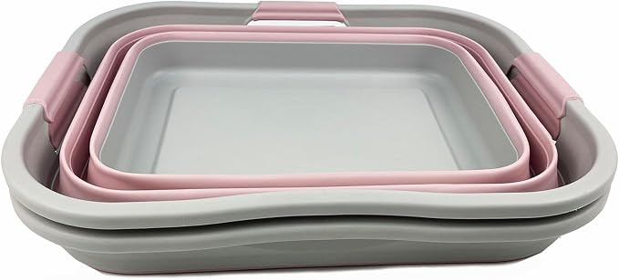 SAMMART 30L Collapsible Plastic Laundry Basket-Foldable Pop Up Storage - Image 2