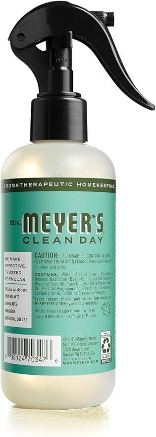 MRS. MEYER'S CLEAN DAY Room and Air Freshener Spray, Non-Aerosol Spray Bottle - Image 3