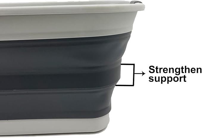 SAMMART 42L Collapsible Plastic Laundry Basket - Image 5