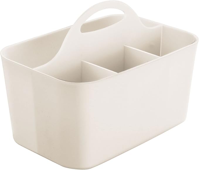 mDesign Small Plastic Shower/Bath Storage Organizer Caddy Tote - Image 6