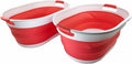 SAMMART 39L Collapsible Plastic Laundry Basket by SAMMART