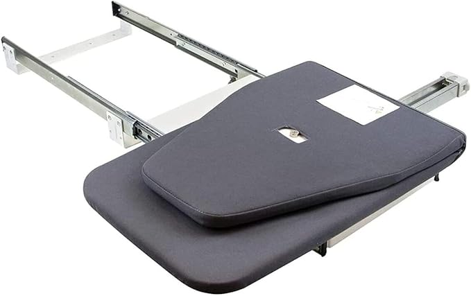 Ironing Board Foldable 180° Rotated Ironing Board Closet Pull-Out Stow Away in - Image 7