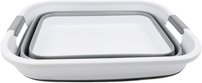 SAMMART 36L Collapsible Plastic Laundry Basket - Image 2