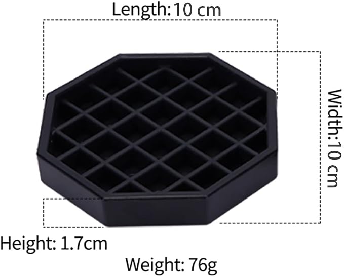 Octagon Coffee Drip Tray by Hard Black Plastic - Image 2