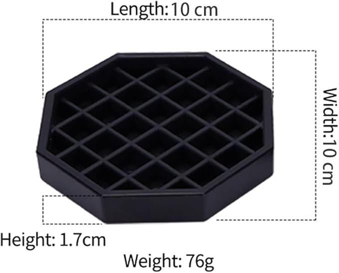 Octagon Coffee Drip Tray by Hard Black Plastic - Image 2