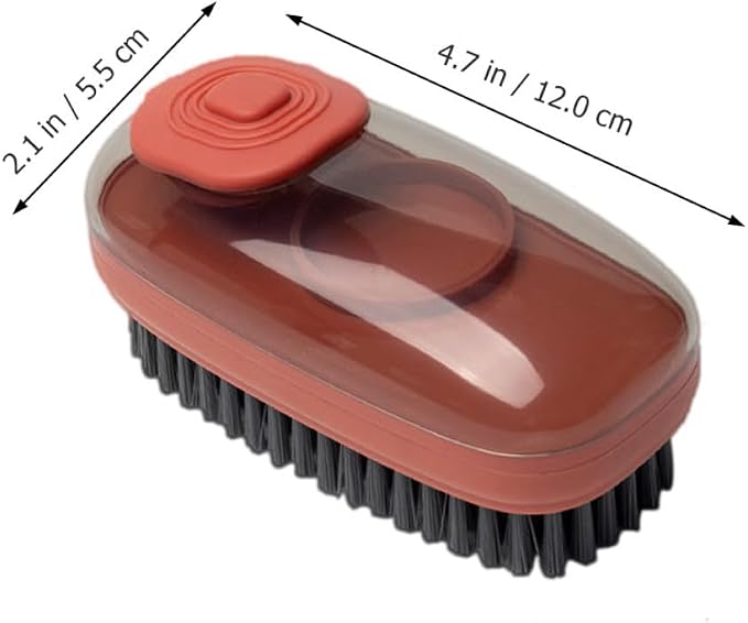 Hydraulic Kitchen Brush Pot Scrubber Plastic Liquid Cleaning Brush Household - Image 2