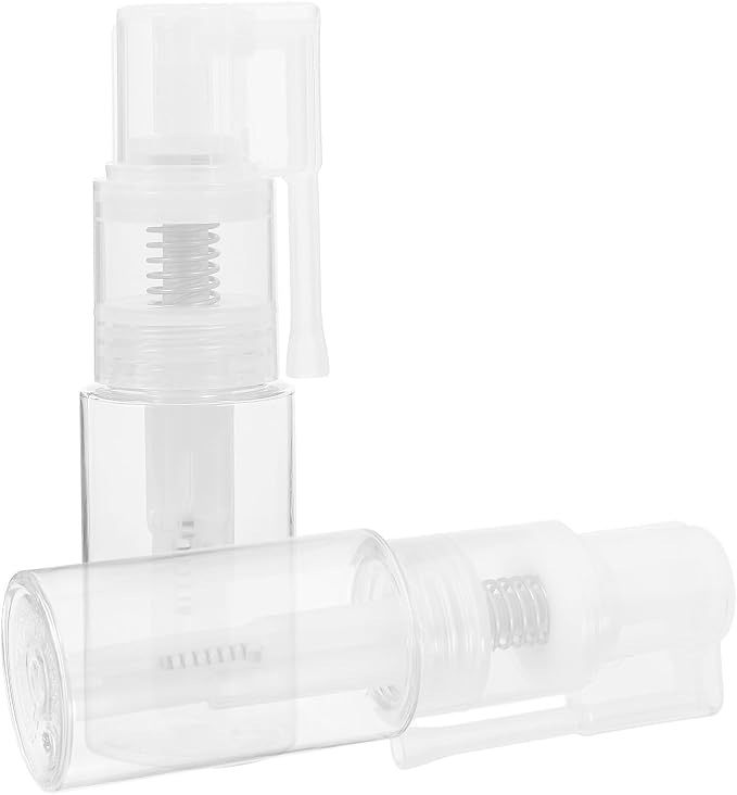 Dry Powder Spray Bottle 2pcs 35ml Refillable Long Nozzle Talcum Powder by Abaodam