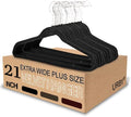 Urby Extra Wide Hangers for Plus Size Clothes, Ganchos para Colgar Ropa by Urby