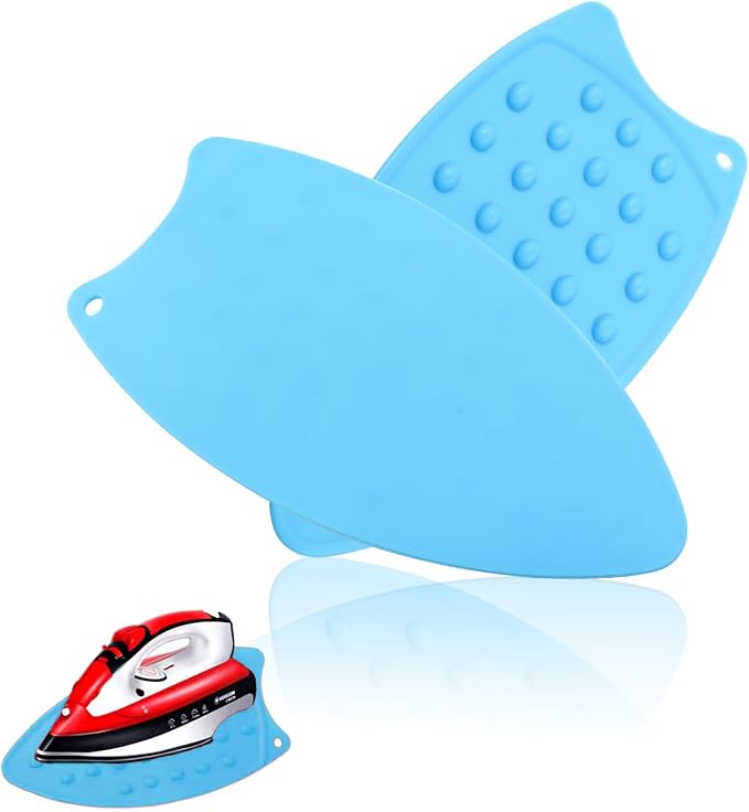 2 Pcs Silicone Iron Rest Pads Mat Iron Hot Heat Resistant Protective Pads - Image 2