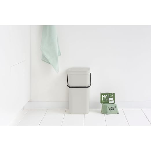 Brabantia Sort & Go Kitchen Recycling Bin | S / 4.2 Gal / 16L | Light Gray | - Image 4