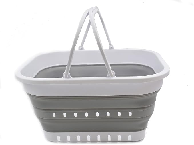 SAMMART Collapsible Plastic Laundry Basket - Image 9