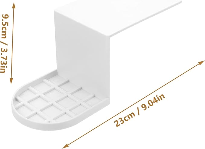 Mobestech 2pcs White Laundry Detergent Drip Tray Cup Holder Softener Liquid - Image 2