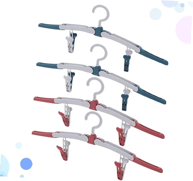 Unomor Portable Travel Hanger Set 4pcs Foldable Drying Rack Space-Saving - Image 8