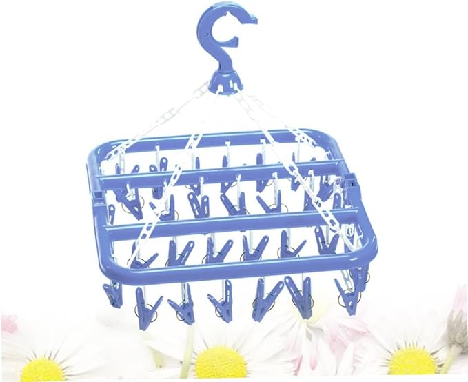 Foldable Drying Rack for Boy Girl's Underwear Socks Space-Saving Laundry Hanger - Image 4