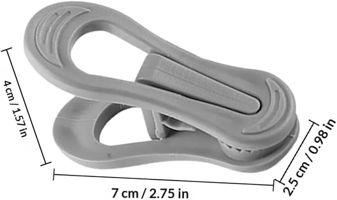 Uonlytech 30 Pcs Wind-Proof Plastic Laundry Clips Hanger Clips - Image 2