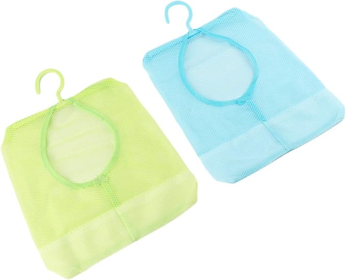 4pcs Mesh Clothesline Bag Bathroom Storage Bag - Image 9