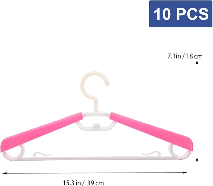 Adjustable Extra Wide Plastic Clothes Hangers - Image 2