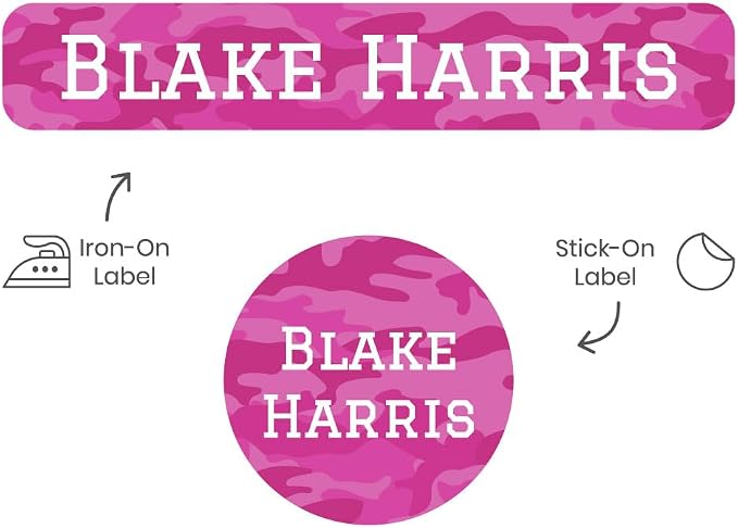 Name Bubbles - Custom Name Tags - Personalized Daycare, & Camp Labels, Iron-On - Image 3