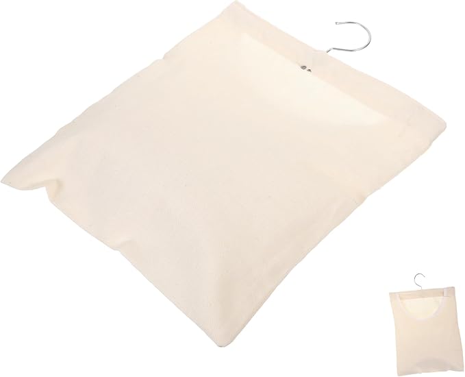 Clothespin Organizer Laundry Bag U-shaped Opening Strong Steel Hook Home Storage by Parliky