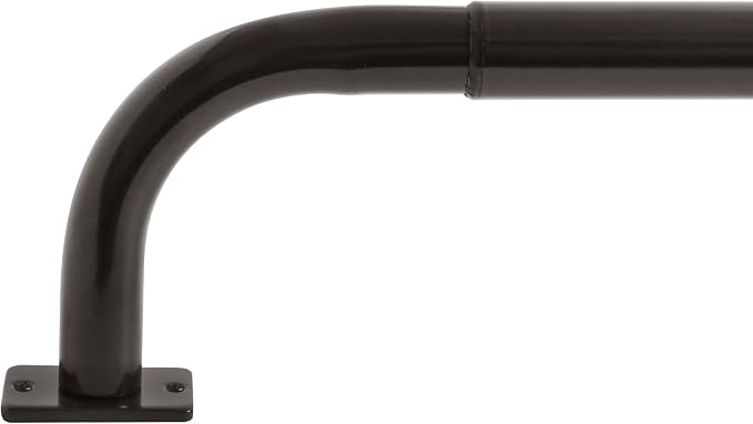 Meriville 1-Inch Diameter Wrap Around Blackout Curtain Rod, 28-Inch to 48-Inch by Meriville