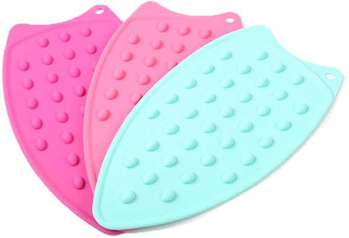 Silicone Hot Heat Protection Underlay Iron Stand Mat Rest Ironing Pad Board - Image 3
