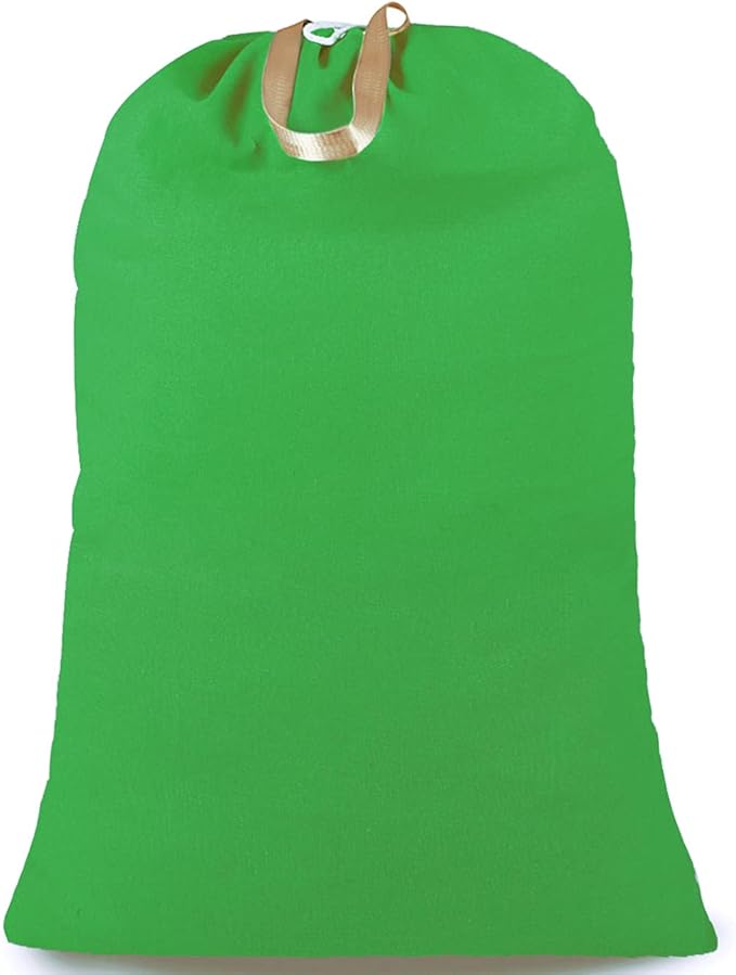 Heavy Duty Laundry Bag with Drawstring and Handle, Extra Large Travel Dirty by SANFERGE
