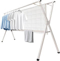 79 inches Foldable Clothes Drying Rack, Heavy Duty Stainless Steel Laundry by shengshi