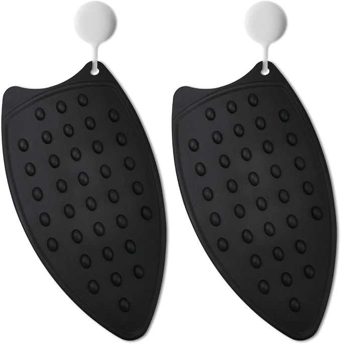 yuntop 2 Pcs Silicone Iron Rest Pads Multipurpose Iron Hot Resistant Mat - Image 6