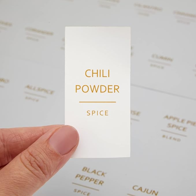 Talented Kitchen Spice Labels for Jars - Image 4