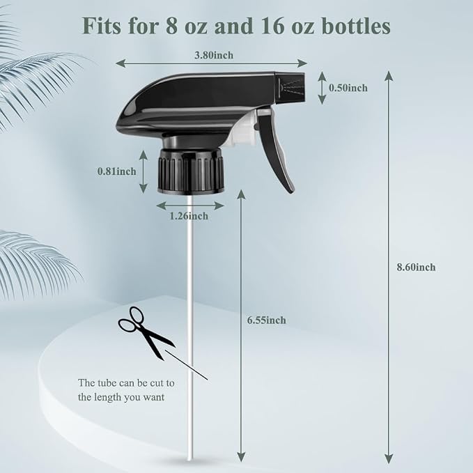Wedama Spray Nozzle for 8 oz and 16 oz Glass Spray Bottles - Image 2