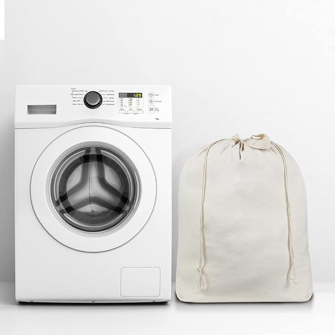 AMJ 2 Pack - Extra Heavy Duty Washable Laundry Bag - Image 4