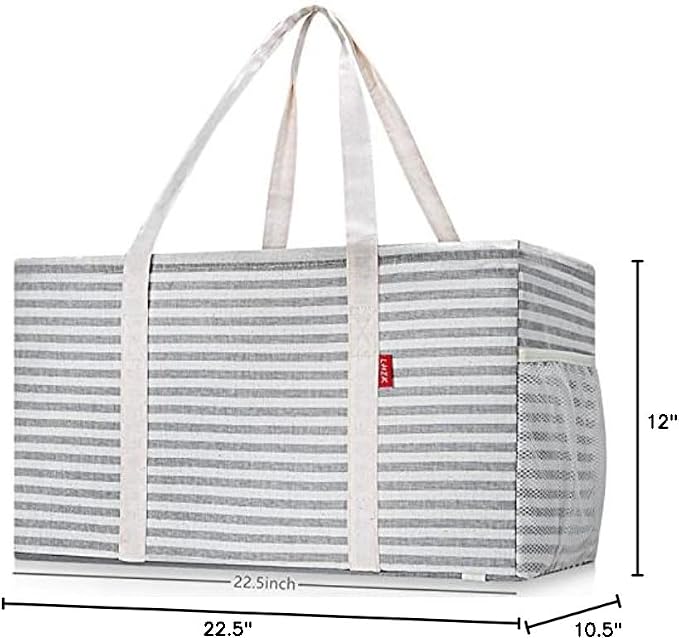 LHZK Standing Extra Large Utility Tote Bag - Image 10