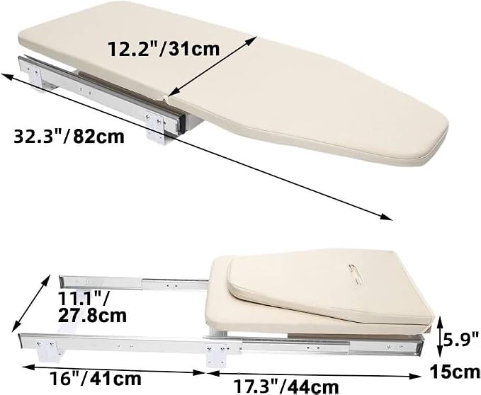 Foldable Rotated Ironing Board Closet Pull-Out Stow Away in The Cabinet Ironing - Image 6