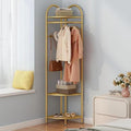 Metal Corner Coat Racks, Freestanding Garment Rack by FLRH